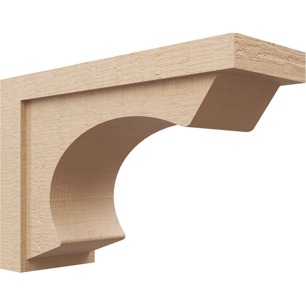 Ekena Millwork 7"W x 21"D x 14"H Classic Emerson Rough Cedar Woodgrain TimberThane Corbel, Primed Tan CORUR07X21X14EMRRCPR - main